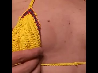 Sexy Bikini Nipple Flash